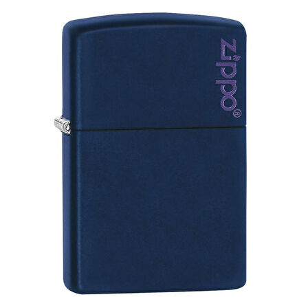 Zippo Çakmak Navy Blue Koyu Mavi Logo 239zl