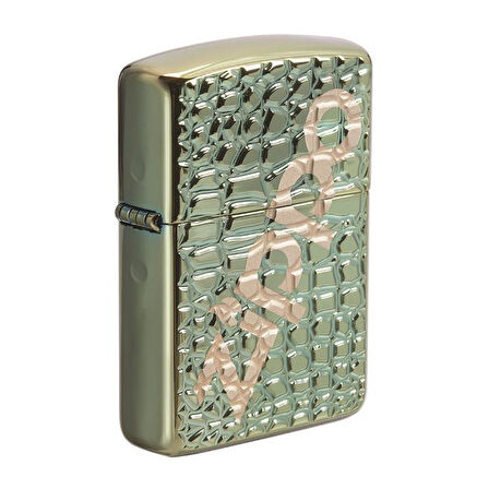 Zippo 29525-000004 Armor Chameleon Zippo Alligator Çakmak