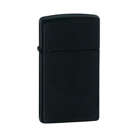 Zippo Çakmak Slim ince Black Matte Siyah Çakmak 1618