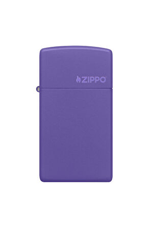 Zippo Çakmak Mor Slim Logo 1637zl-000019