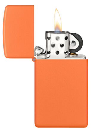 Zippo 1631 Slim Orange Matte Çakmak