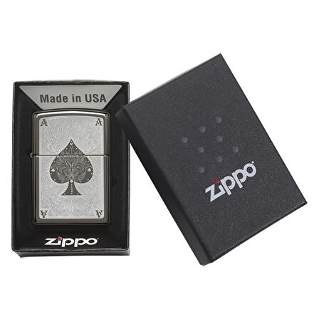 Zippo Çakmak Maça Ası Ace Filigree 28323-000004