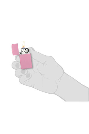 Zippo Slim Kadın Pembe Çakmak 1638-000093