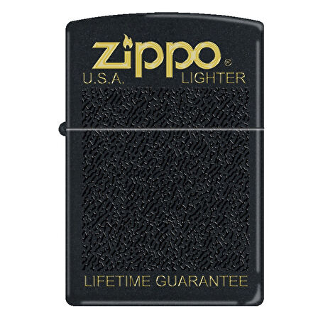 Zippo Black Plastic Box Çakmak - 218-055130