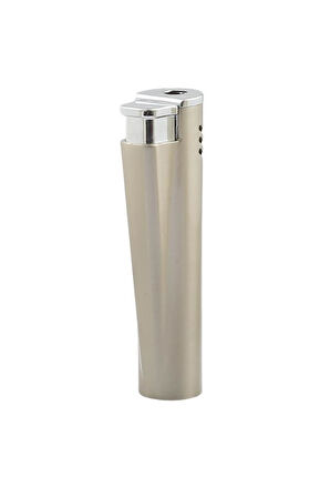 Parmida Tek Torch Pürmüz Gümüş Metal Puro Çakmağı