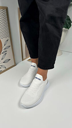 Günlük Unisex Sneaker Slip-On Nefes Alabilen Hafif Yürüyüş Bağcıksız Esnek Spor Ayakkabı 041F