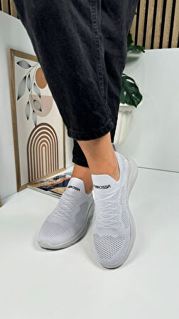 Günlük Unisex Sneaker Slip-On Nefes Alabilen Hafif Yürüyüş Bağcıksız Esnek Spor Ayakkabı 041F