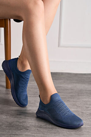 Günlük Unisex Sneaker Slip-On Nefes Alabilen Hafif Yürüyüş Bağcıksız Esnek Spor Ayakkabı 041F