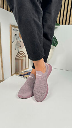 Günlük Unisex Sneaker Slip-On Nefes Alabilen Hafif Yürüyüş Bağcıksız Esnek Spor Ayakkabı 041F