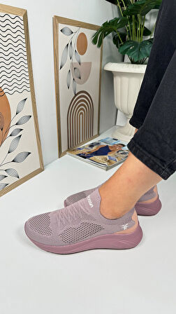 Günlük Unisex Sneaker Slip-On Nefes Alabilen Hafif Yürüyüş Bağcıksız Esnek Spor Ayakkabı 041F