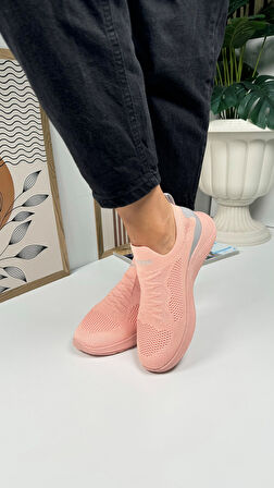 Günlük Unisex Sneaker Slip-On Nefes Alabilen Hafif Yürüyüş Bağcıksız Esnek Spor Ayakkabı 041F