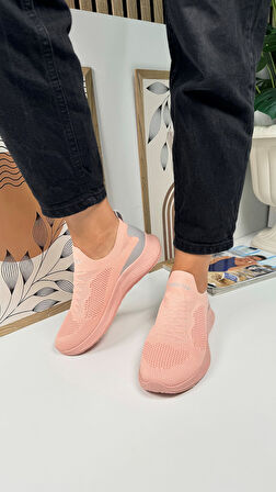 Günlük Unisex Sneaker Slip-On Nefes Alabilen Hafif Yürüyüş Bağcıksız Esnek Spor Ayakkabı 041F