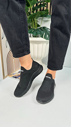 Günlük Unisex Sneaker Slip-On Nefes Alabilen Hafif Yürüyüş Bağcıksız Esnek Spor Ayakkabı 041F