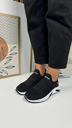 Günlük Unisex Sneaker Slip-On Nefes Alabilen Hafif Yürüyüş Bağcıksız Esnek Spor Ayakkabı 041F