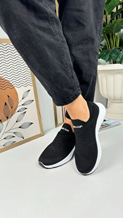 Günlük Unisex Sneaker Slip-On Nefes Alabilen Hafif Yürüyüş Bağcıksız Esnek Spor Ayakkabı 041F