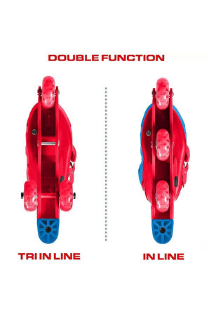 Spiderman Inline 3 Teker Paten