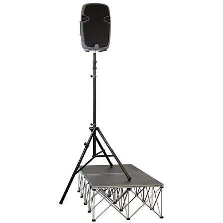 Ultimate Support Ts-110bl Tall Speaker Stand With Leveling Leg, Air-lift - Tek