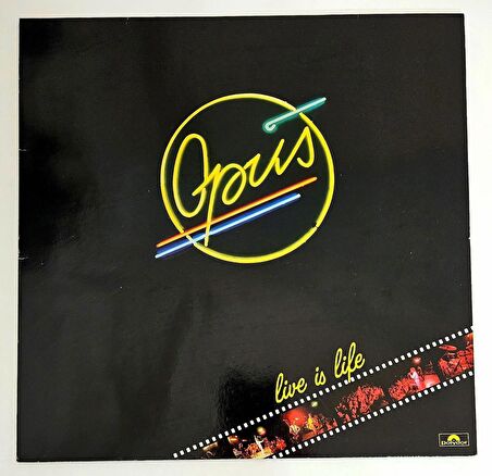 OPUS - Live is Life (1984 Almanya, 33'lük Albüm, Orijinal İç Zarf)