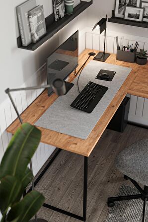 Bofigo Çalışma Masası Ofis Masası Köşe Masa Bilgisayar Masası Odin Çam