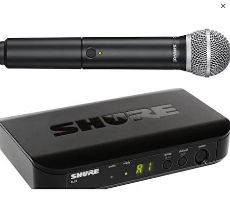SHURE BLX24E/PG58 Telsiz Vokal Mikrofon Seti