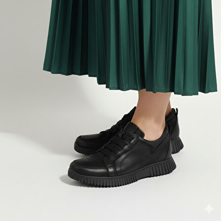 Mammamia D25KA-3460 Hakiki Deri Kadın Ayakkabı