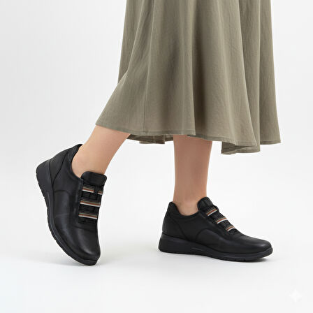 Mammamia D25KA-3545 Hakiki Deri Kadın Ayakkabı