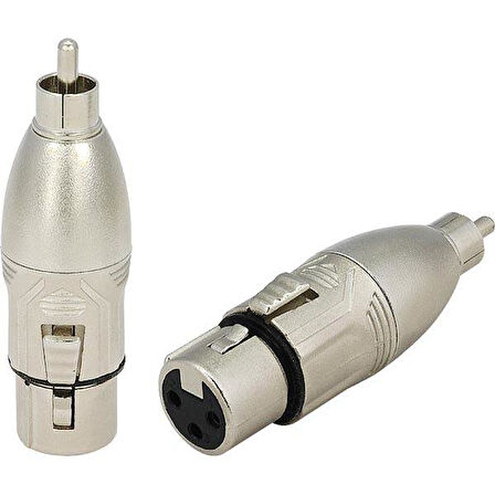 RX-J385 RCA Erkek - XLR 3pin Diş Çevirici - Roxtone