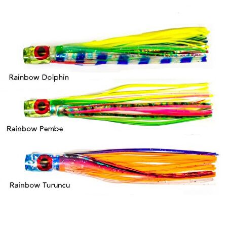 Boone Hoolili Little Mack Jet Püskül Sırtı Sahtesi 19cm 57gr Rainbow Dolphin