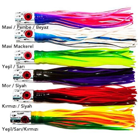 Boone Gatlin Jet Püskül Sırtı Sahtesi 28cm Mavi Mackerel