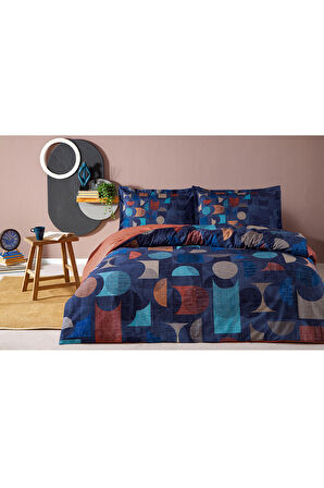 Özdilek Colored Shape Tek Kişilik Lastikli Fitted Çarşaf Nevresim Takımı