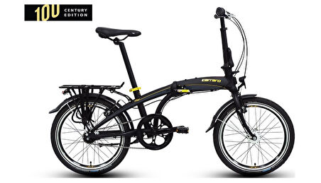 Carraro Flexi Ce Nex-7 Katlanır Bisiklet (Mat Siyah)