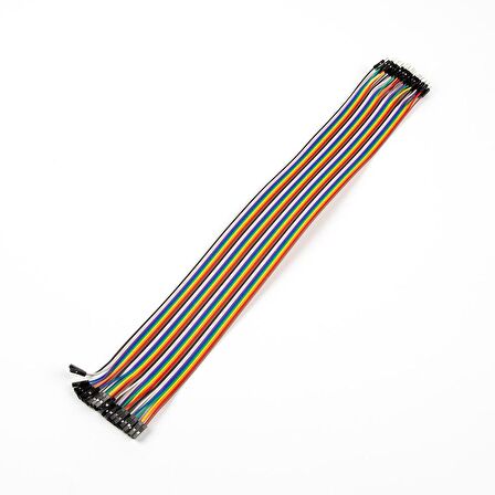 20 Pin 40cm Erkek - Dişi Breadboard Kablosu