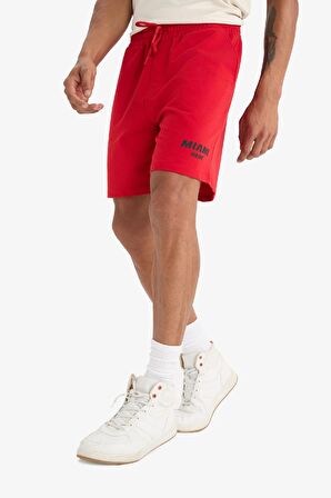 DeFactoFit NBA Miami Heat Standart Fit Kısa Paça Şort E2344AX25SPRD296