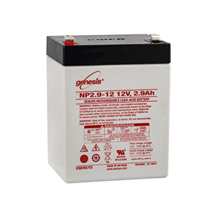Genesis NP2.9-12 12V 2.9 Ah Bakımsız Kuru Akü