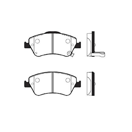 Toyota Corolla d4d  07-12 Auris 07-12 Ön Fren Balata Takımı