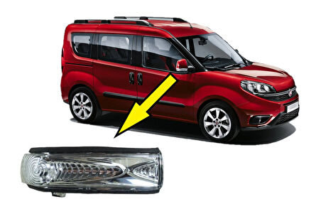 Fiat Doblo ve Opel Combo D Dikiz Ayna Sinyali Sol Taraf (2010 - 2020)