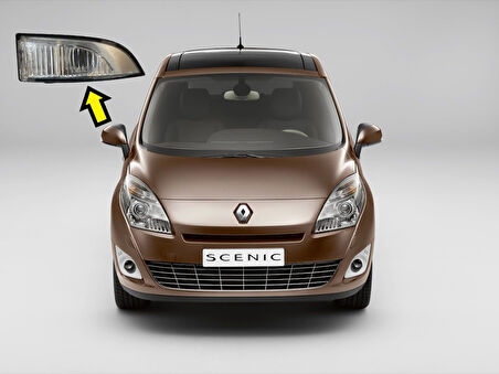 Renault Laguna 3 - Scenic 3 Ayna Sinyali Sol (Yolcu tarafı)