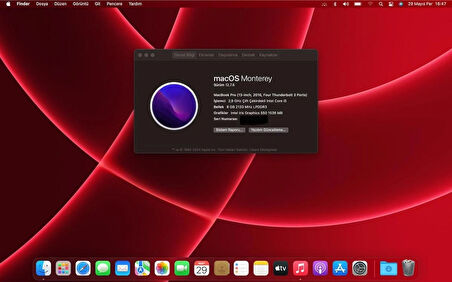 Apple MacBook Pro A1706 Modeli Touch Bar