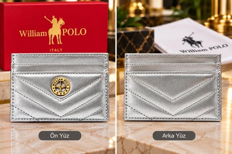 WİLLİAMPOLO Anka Hakiki Deri Unisex Kartlık-İnce Tasarım 