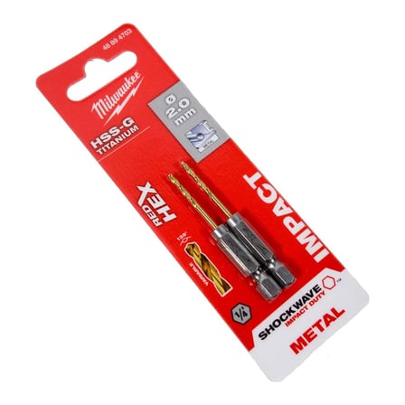 Milwaukee Metal Matkap Ucu Hex Girişli Hss.G 2X59.5 Mm