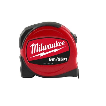 Milwaukee Şerit Metre Slimline 8M/26 FT