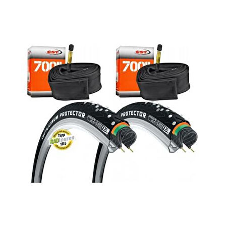 BİKE SKY CST Platinum Protector Zırhlı 700X35 Bisiklet Lastik Seti ( 2 ADET DIŞ 2 ADET  İÇ )