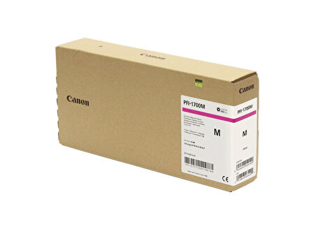 Feyza Bilişim® Canon PFI-1700 M (Magenta) Kırmızı Plotter Orijinal Mürekkep Kartuş 700 ml. (0777C001)