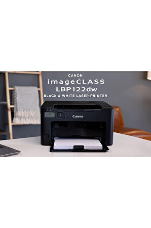 Canon i-SENSYS LBP122DW, Wi-Fi, Lan, Duplex, Mono Lazer Yazıcı (Dakikada 29 Sayfa)