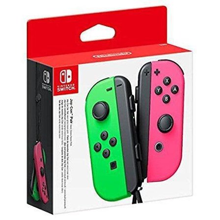Nintendo Switch JoyCon Oyun Kolu 2li Neon Green Pink Yeşil Pembe Distribütör Garantili