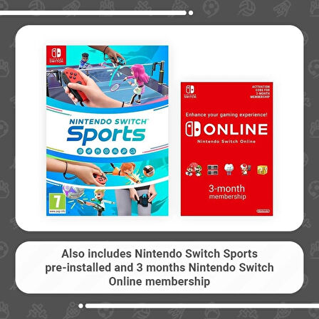 Nintendo Switch Sports Bundle Konsol Neon Red Blue Distribütör Garantili