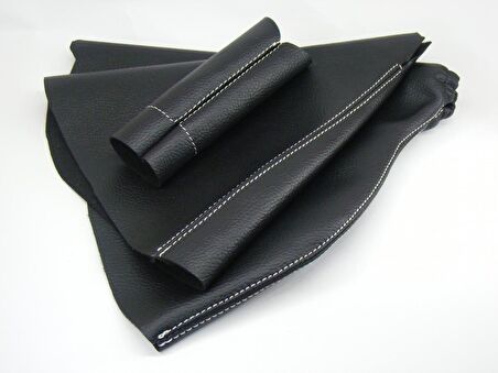 Renault Fluence/Megane 3 Vites Topzu/El Freni ve Vites Körüğü-El Freni Kolu Derisi (5 İleri-Siyah)