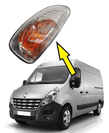 Renault Master 3 Ayna Sinyali Sarı (Sol/Sürücü Tarafı)