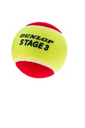 DUNLOP STAGE 3 KIRMIZI 3 LÜ TENİS TOPU 