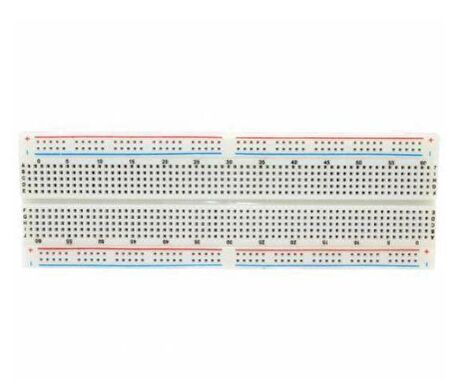 MB-102 Büyük Boy Breadboard 830 Delik Beyaz ( 2,54 Header Uyumlu )